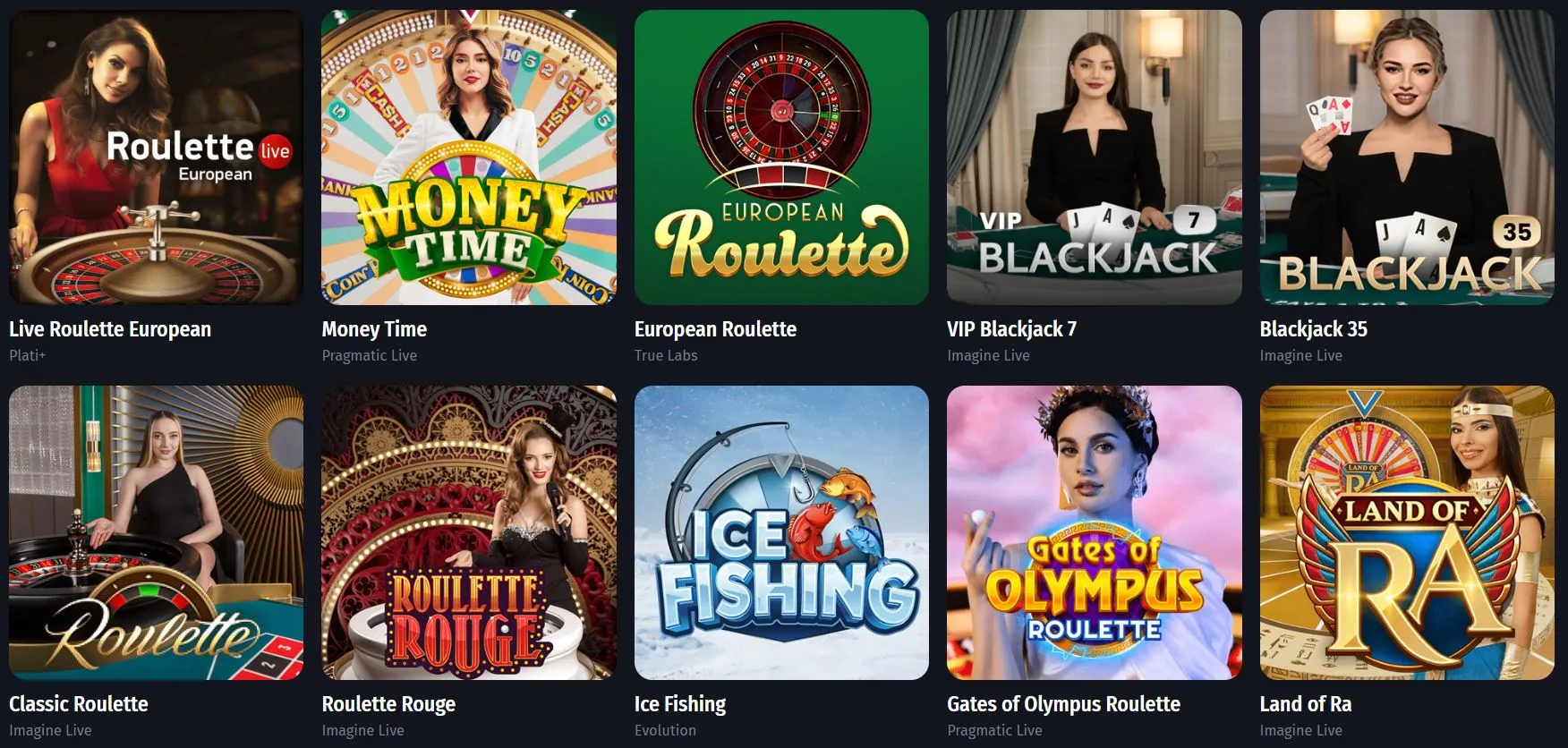 najbolj&scaron;i online casino Igre s krupjejem v živo